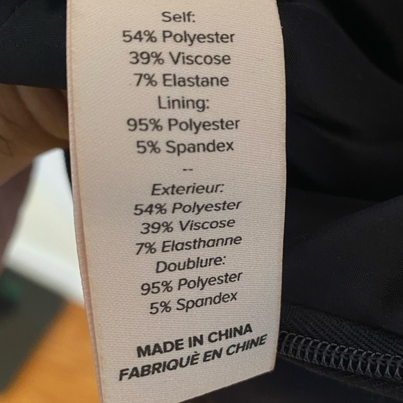 Cinq á sept long navy dress - Picture 16 of 16